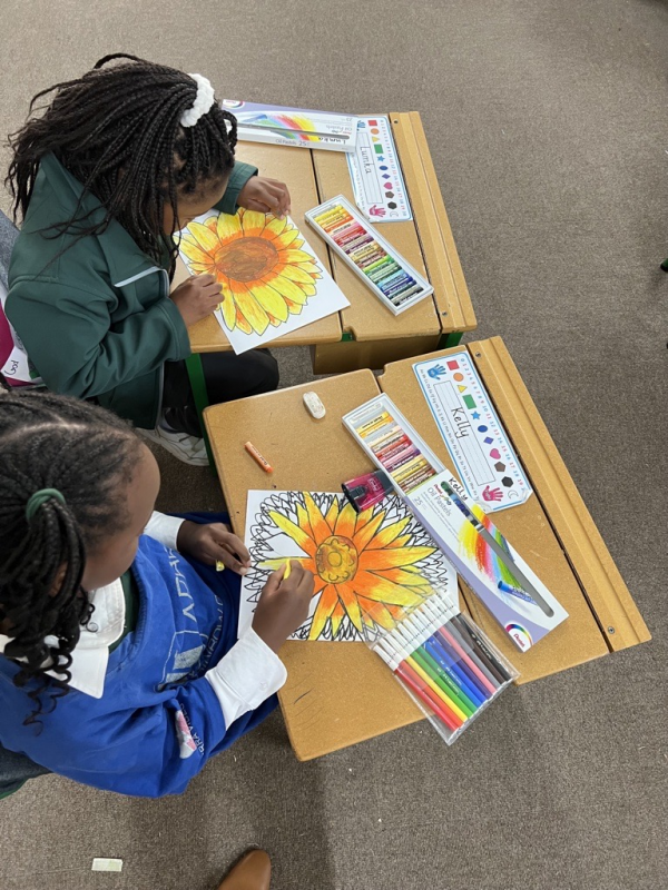 1st Grade “Dream Houses” – Art with Mrs Filmore